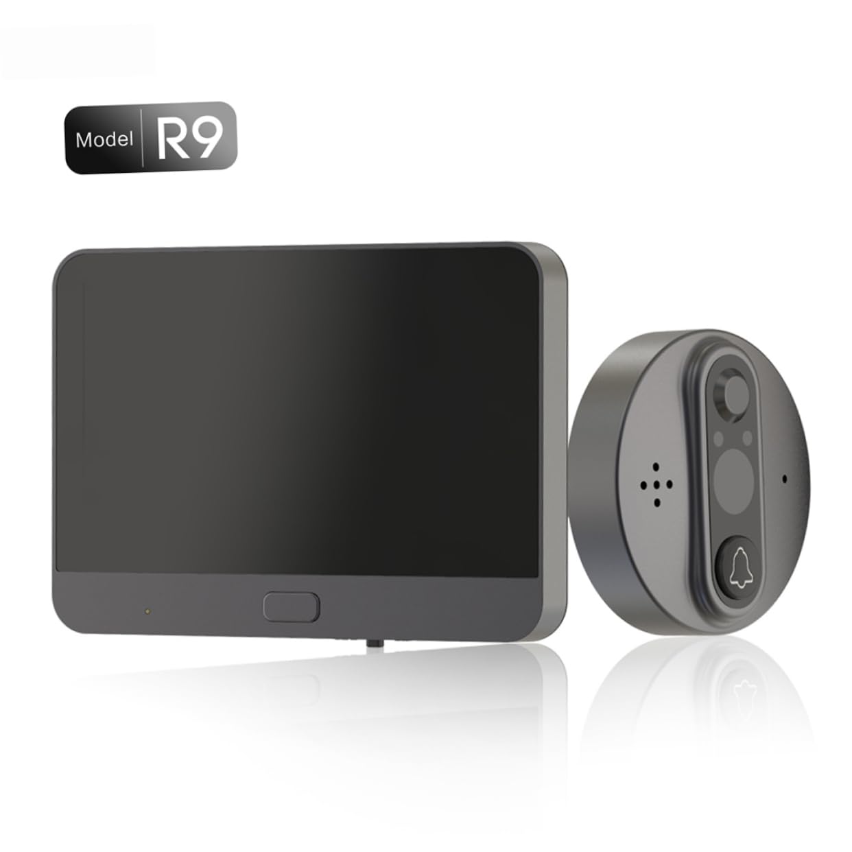 Timbre Visual Inteligente Con Espejo Cat Eye De Monitoreo Remoto y Función De Captura De Imágenes Para Seguridad Del Hogar