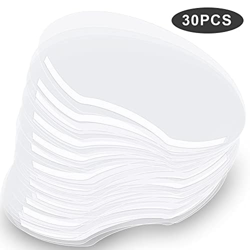 Miniatura 2 de Wholelovein 30 protectores faciales para ducha, visera transparente de ducha de cejas para adultos, extensiones de pestañas, cirugía de párpados