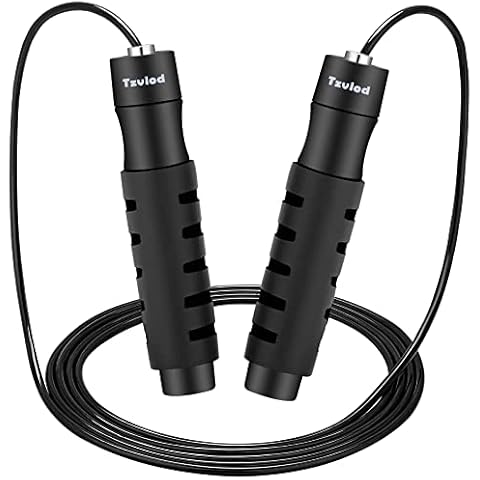 Springseil Stahlseil Tzviod Verstellbare Länge Springseil Cover