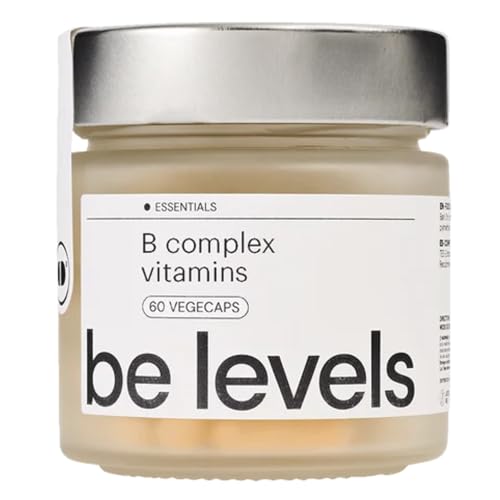 Vitamina B Complex Metilada   Complejo Vitamínico Completo Completo de Alta Absorción con Patente Quali B   Vitaminas B2 + B3 + B6 y B12   Reducción de Fatiga y Mejor Foco   B Complex | be levels