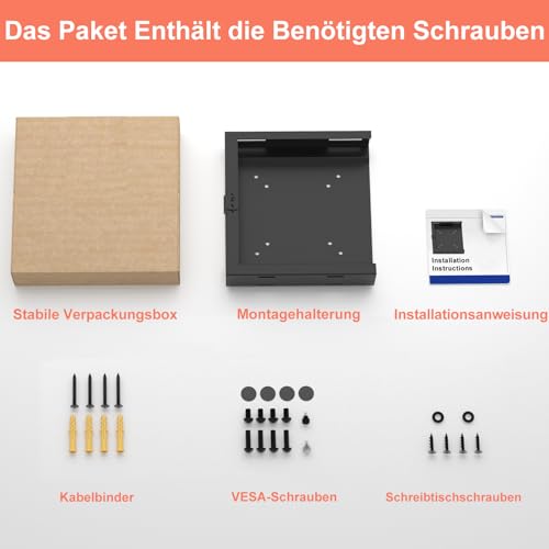 Halterung für HP Desktop Mini PC VESA/Wand/Untertisch für EliteDesk 800/805 ProDesk 600/405/400 260