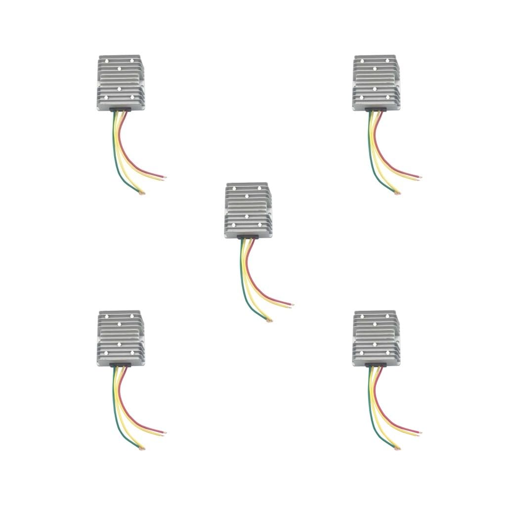 Lot de 5 modules régulateurs de tension 8-40 V à 12 V 6 A CC 72 W Argenté