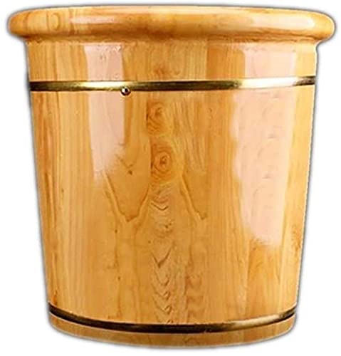 Bañera de pies de madera para pedicure y masaje