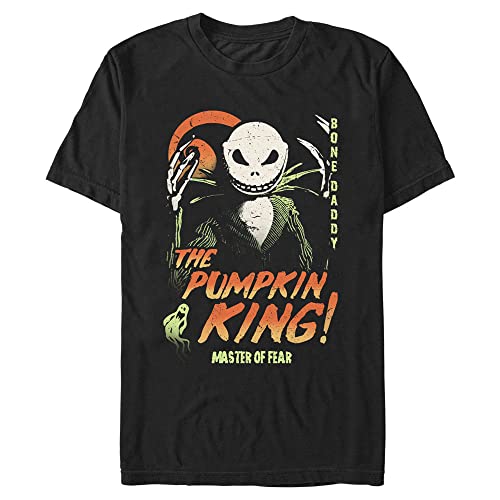 T-shirt Pumpkinking Disney coupe confortable grande taille 3XL noir
