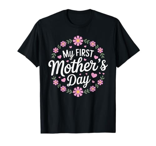 My First Mother's Day Mom Mama - Camiseta gráfica para mujer Camiseta