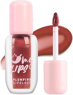 Easilydays Moisturizing Glossy Lip Gloss, Spicy Long-Lasting Plumping Lip Oil Gloss, Color Lip Glaze Lipstick, Natural Lip Plumper Gloss Make Lips Fuller & Moisturizing, Lip Volume Hydrating (B, 07)
