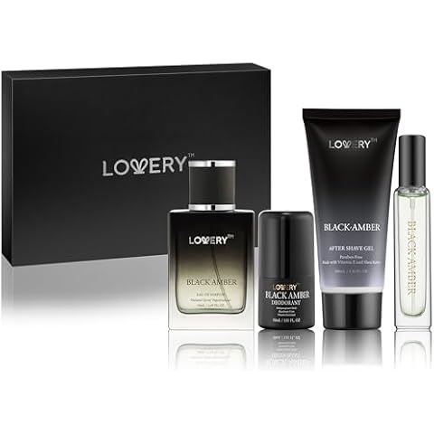 Lovery Black Amber Men’s Gift Set Cover