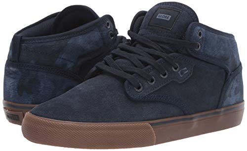Image of Globe Men's Motley Mid Shoe, Vulcan Blue /Camo, 12 M US