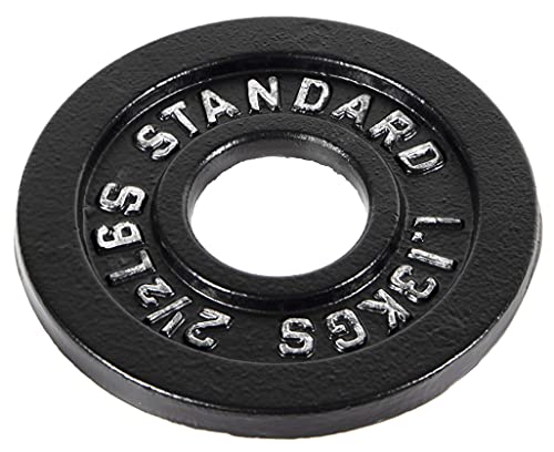 Balancefrom Cast Iron Plate Weight Plate For Strength Training And Weightlifting, Olympic Size, 2-Inch Center, 2.5Lb Set Of 4 #TOP2