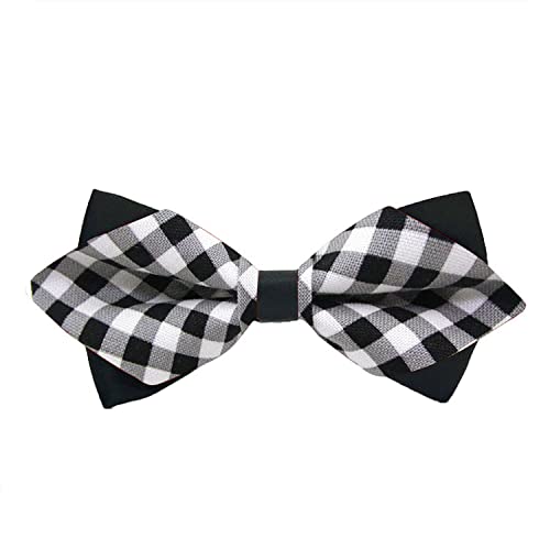 Image of Tuxedo Neck bow tie for Infants,Kids,Toddlers, Boys,Men - Hand sewn & Handcrafted