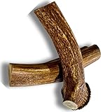 WhiteTail Naturals - Deer Antlers for X-Large Dogs (2 Pack- Jumbo XXL) All Natural Antler Dog Chew - Naturally Shed, Long Lasting Chew Bone for Big Agressive Chewers