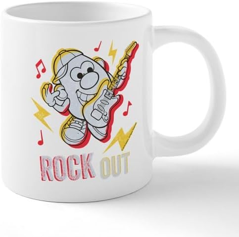 CafePress Mr. Potato Head Rock Out 20 Oz Ceramic Mega Mug 20 oz Ceramic Coffee Mega Mug