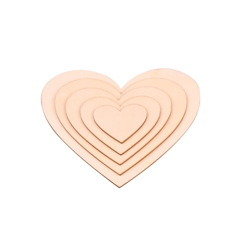 20 Stück Holzscheiben Unbehandelt Herz Natur Holzplättchen DIY Bastelholz zum Bemalen Beschriften Gravieren Brandmalerei Schnitzen Deko für Hochzeit Geschenkanhänger Handwerk Projekte,23cm