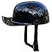 ZLYJ Casque De Moto De Style Vintage Casquette De Baseball Adultes Casques De Moto Ouverts Demi-Casque Rétro pour Scooter Cyclomoteur Street Cruiser Jet Casque Certifié ECE A,M(54-55cm)