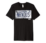 Ferris Bueller Nervous License Plate Premium T-Shirt