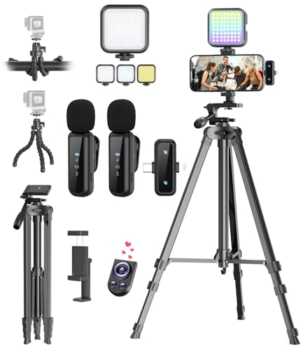 Vlogging Kit for iPhone/Android, YouTube Starter Kit with...