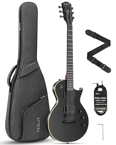 Fesley FLP350 39 Inch Lp Electric Guitar Kit: Full Size Solid Body Electric Guitars cover