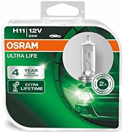 OSRAM ULTRA LIFE H1, halogen headlamp, 64150ULT-01B, 12 V passenger car, single blister (1 unit)