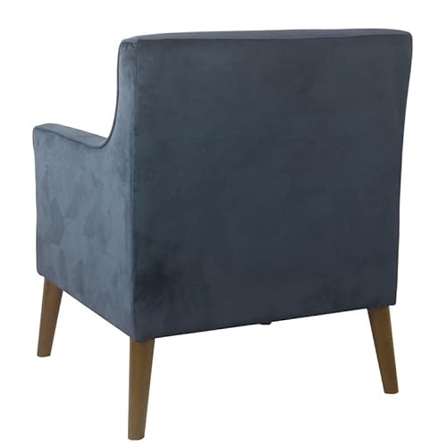 Homepop Davis Mid-Century Accent Chair, Navy #TOP3
