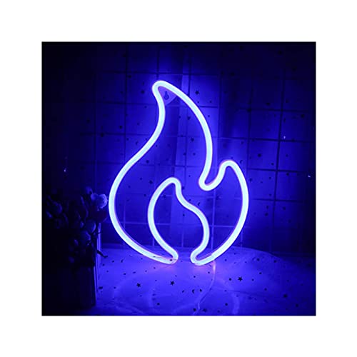 AIDELAI Llama Signos de Neón Luz de Neón Luces de neón LED, USB o batería Carteles de Neón para Fiestas Dormitorio Navidad Cumpleaños Regalos (Color : Azul) Cover