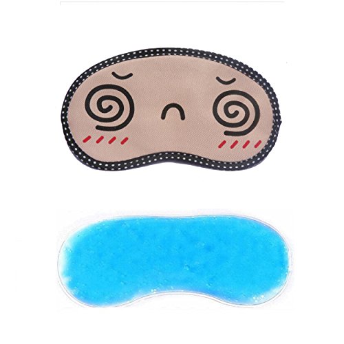 Image of Jenna Spiral Ice Gel Eye Mask For Insomnia, Meditation, Puffy Eye's And Dark Circles