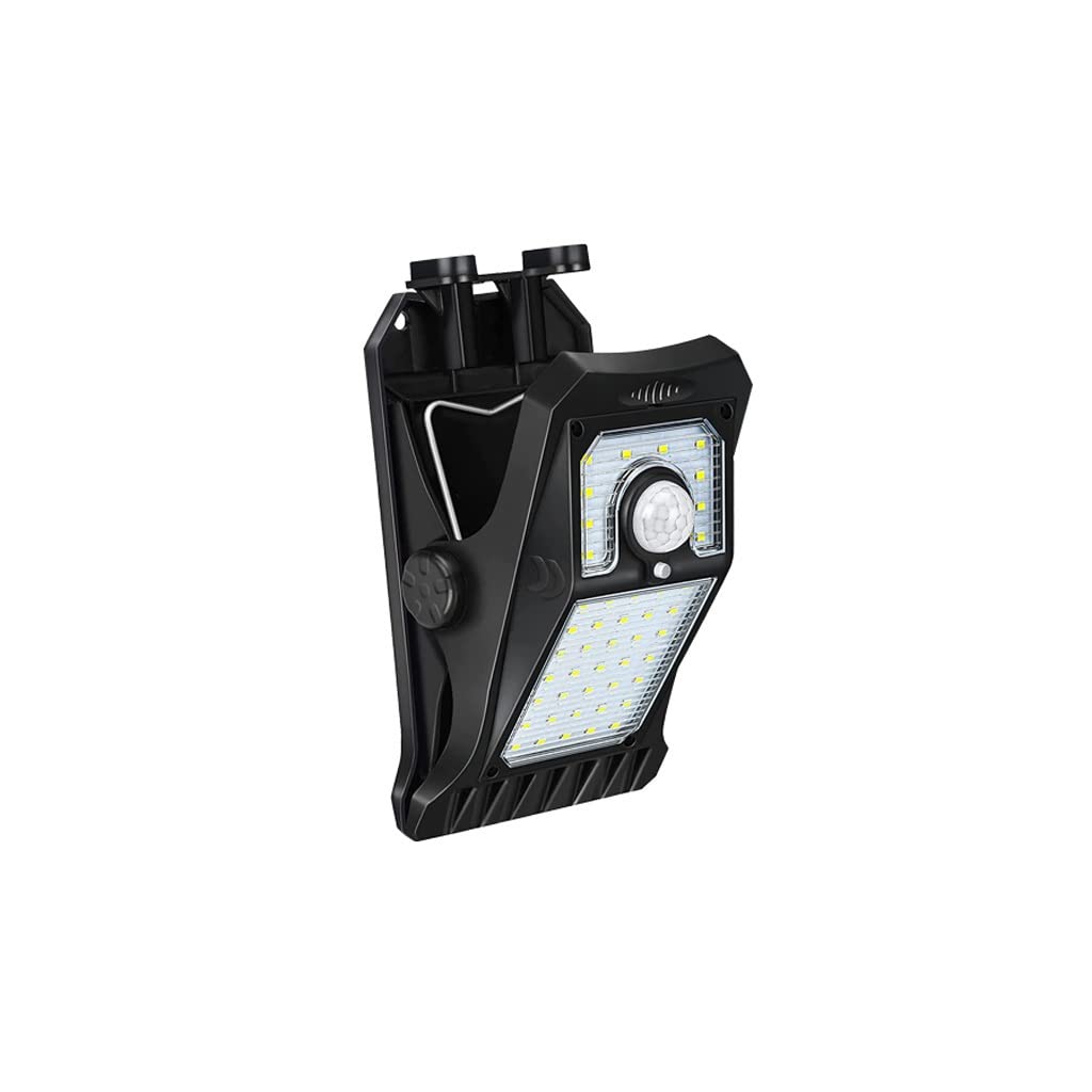 VUIKLCty Solar Outdoor Lamp Clip Lamp Tent Camping Balcony Steps Fence Human Body Induction Lamp Lighting Street Lamp Wall Lamp