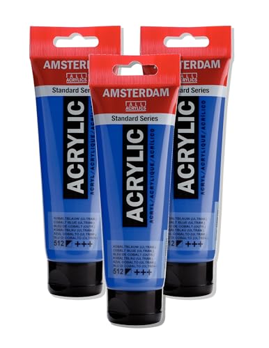 Amsterdam Standard Series Acrylfarbe Tube 120 ml Kobaltblau (Ultramarin) 512 (17095122)