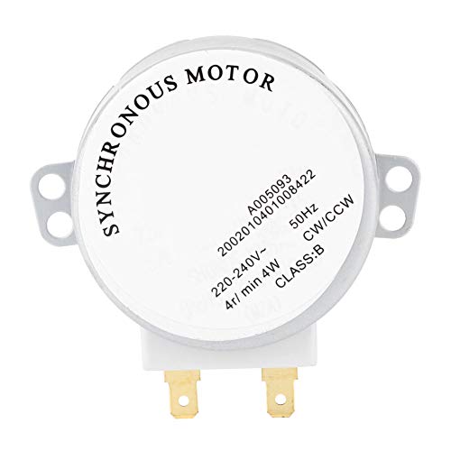 Motor Síncrono Cw/ccw 4w para Ventilador, Ventilador de Ar Quente, Forno de Micro-ondas, Aquecedor Elétrico, Forno de Queima