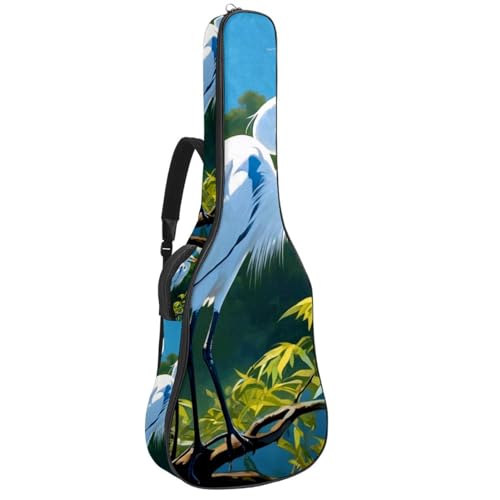 Housse guitare acoustique étanche avec rembourrage antichoc et multiples poches de rangement