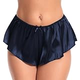 jupe culotte femme bleue Style à Cannelure - Le style à cannelure de cette culotte vous offrira une belle silhouette extravagante, fluide et charmante