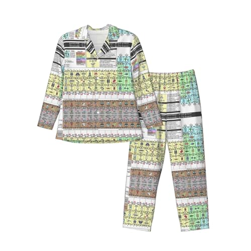 Pyjama homme doux résolvant l'inconfort nocturne avec poches et boutons