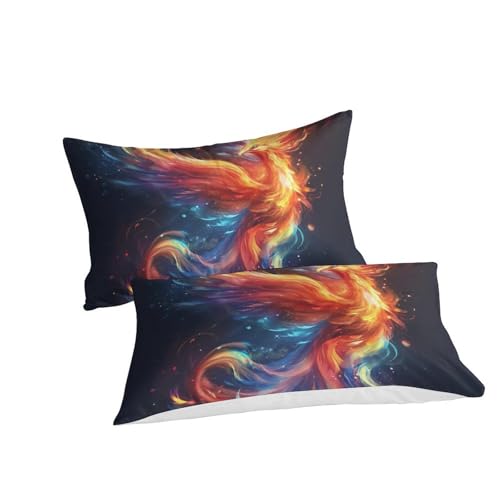 Housse de couette Phoenix 3D en microfibre pour chambre d'enfant - 3