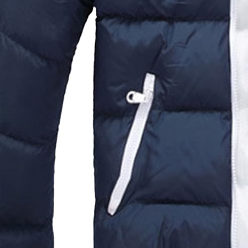 Maiyifu-GJ Men Hooded Winter Down Jackets Coat Thicken Padded Parka Warm Outerwear Lightweight Waterproof Hiking Coat4