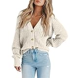 MODISCHE WAHL FÜR VERSCHIEDENE ANLÄSSE: Egal, ob Sie in der Stadt unterwegs sind oder mitten in der Arbeit, diese Strickjacke für Frauen ist die beste Wahl für Sie! Sie ermöglicht es Ihnen, bequem und stilvoll zugleich zu sein. Außerdem kann sie ein Geschenk für jede Frau um Sie herum sein!