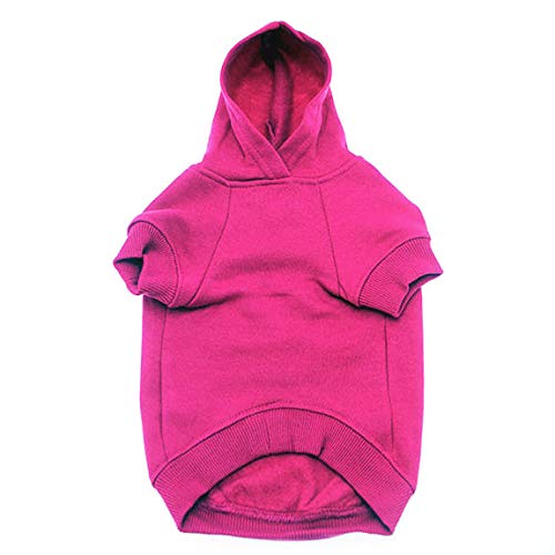 Zack & Zoey Basic Hoodie for Dogs, 24" X-Large, Raspberry Sorbet