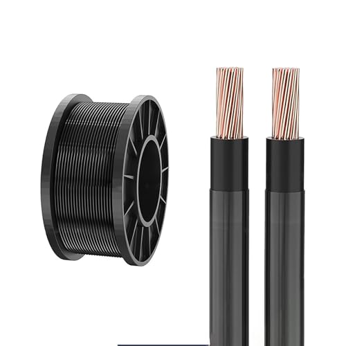 Câble THHN 14 AWG en cuivre multibrin noir 600V pour installations électriques de 30 mètres