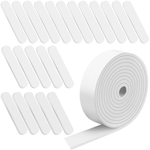 Outus 23 Pieces Hat Size Tape Reducer Hat Sizer Insert Foam Reducing Tape Roll self Adhesive (White)
