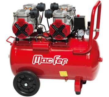 Compressor ar s/óleo silencioso CA4406, 50l 4HP/3000W, 528 l/min, 8bar, 2850rpm