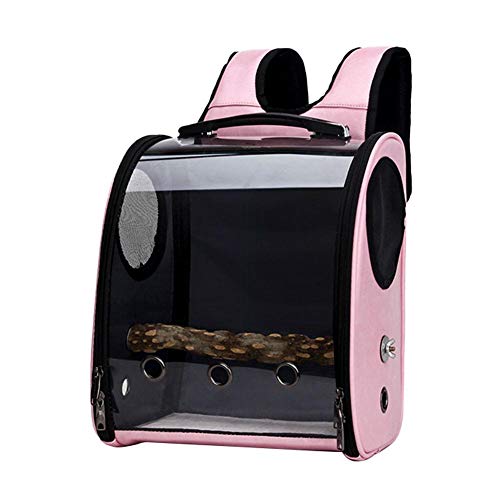 terynbat Pet storage bag Space capsule pet backpack transparent parrot outing package Bird bag