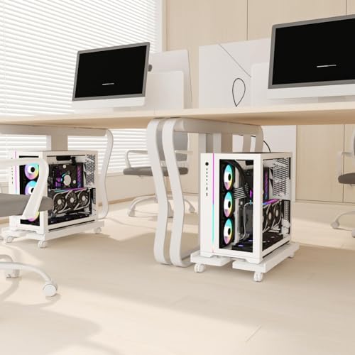 Pylorixz Soporte de Torre Ajustable para CPU con 4 Ruedas Giratorias, Compatible con de PC de 7.87-11.81 Pulgadas (20-30 cm) de y 15.7 Pulgadas (40 cm) de - imagen 7