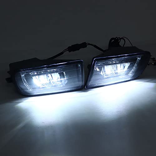 BATLAM 2 Peças Led Luz De Nevoeiro Luz De Condução Conjunto De Farol De Nevoeiro Para Toyota Corolla