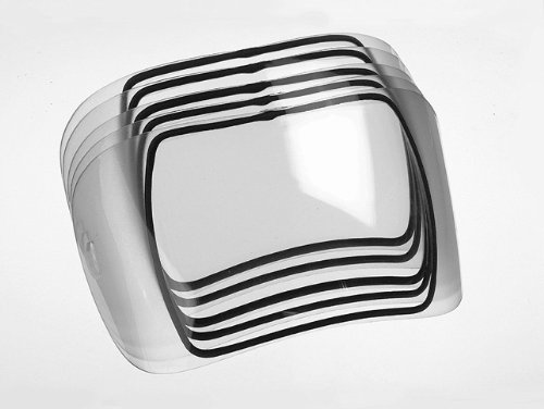 Optrel5000.212 Front Cover Lens for e600 and OSE Series Welding Helmets, 5-Pack