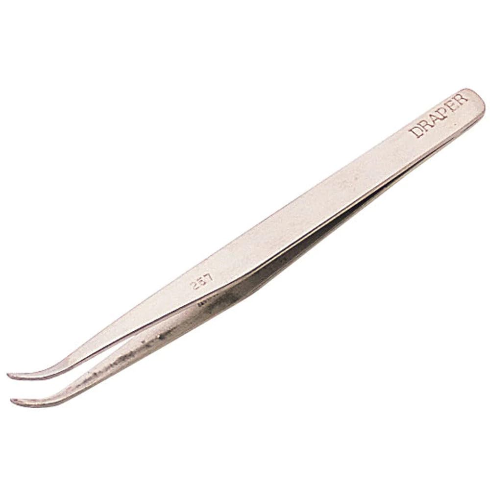 Draper Dumont Pattern Fine Point Curved Tweezers