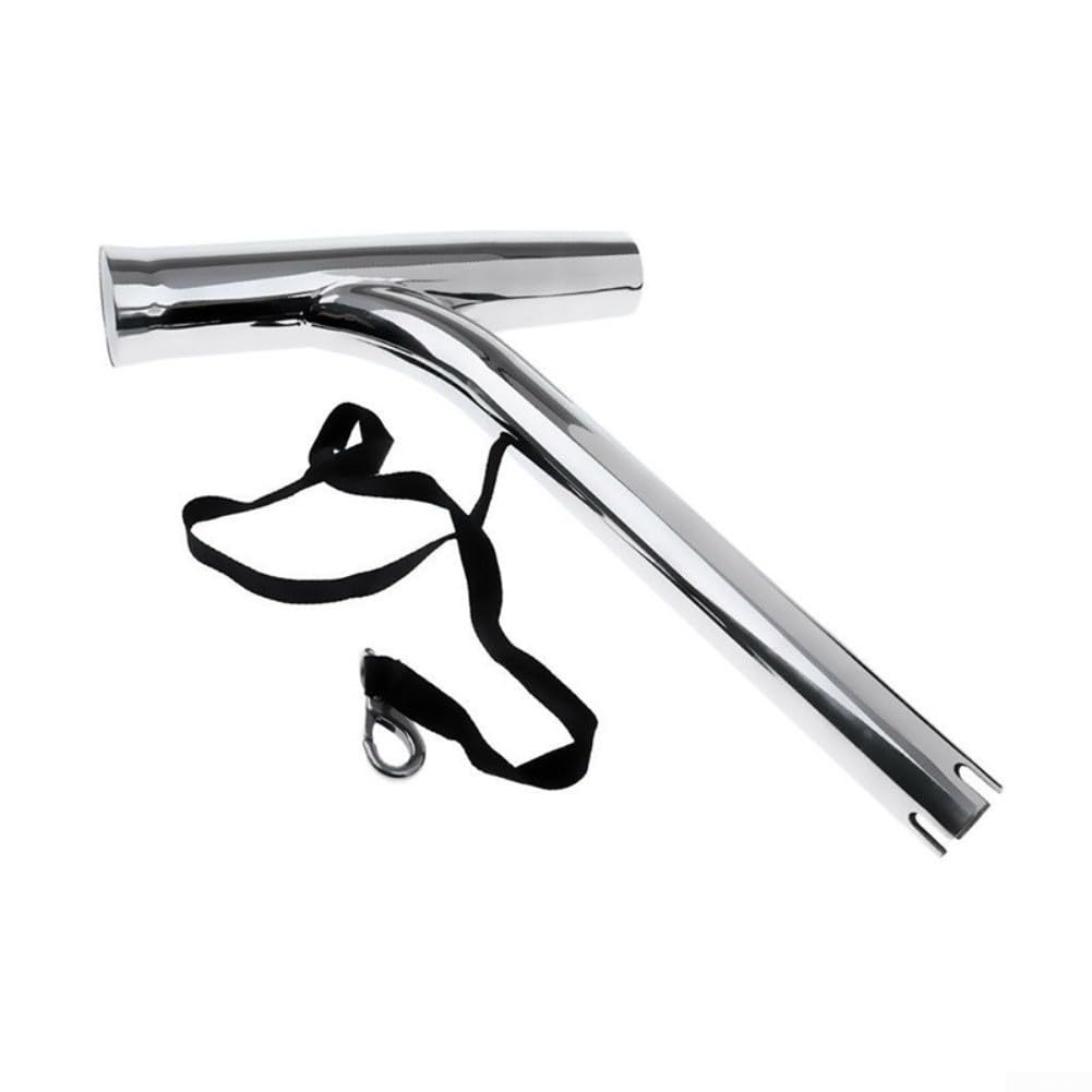 Supporto per canna da pesca in acciaio inossidabile 316 per barca marina yacht, hardware per ponte lucidato a specchio con rivestimento in PVC per pesca a traina