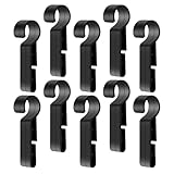 SKISUNO 20 Stück Helmclip für Stirnlampe aus Kunststoff Rutschfester Befestigungsclip für Schutzhelm Leichtes Helmlampen Zubehör für Bauhelme und Arbeitsschutz