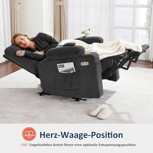 Fauteuil TV Relax Électrique Massage Chauffant MCombo