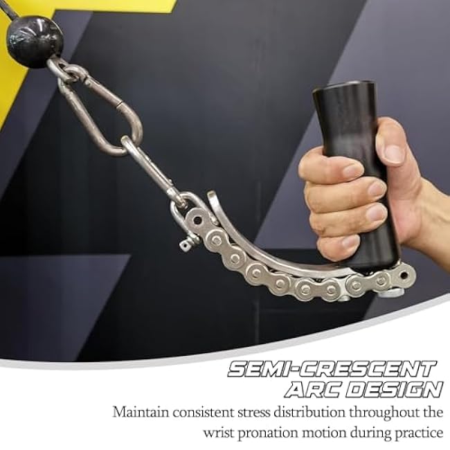Arm Wrestling Pronation Handle Arm Wrestling Training Equipment Armwrestling Exercise Handle Trainer for Wrist Forearm Grip Strength Rising Supination Toproll Hook Workouts
