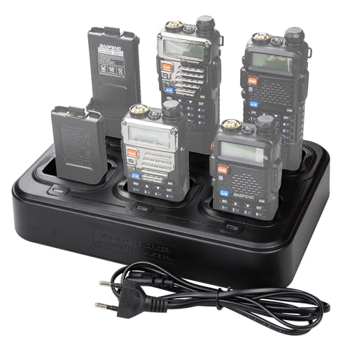 Chargeur multi-unités UV-5R à six voies pour talkie-walkie Baofeng et batterie lithium