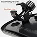 PandaEar Universal Stroller Snack Tray | Detachable Baby Stroller Cup Holder Attachment with Clamp Mount | Fits Most Stroller Handles | Easy-to-Clean Plastic Tray for Toddlers & Kids