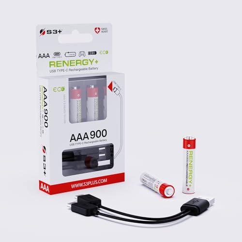 S3Plus Ladegerät Marke Modell RENERGY+ AAA 900MWH-2PZ